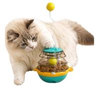 Cat Treat Toy Interactive Slow Feeder 360 Degree Wobble Teaser Ball