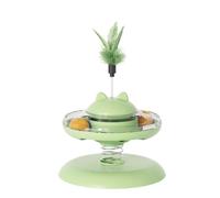 Cat Treat Toy | Non Slip Base Ball Track Treat Dispenser - Interactive Cat Feeder - for Large Medium Small Sized Exercise Boredom Relief Healthy Diet Pets Home Snacks