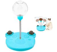 Cat Treat Toy, Puzzle Feeder, Puzzle Toys Leaking Treats Ball Feeder Food Dispenser for Small Multifunctional Interactive Snack Ball Toys for Cat Dog