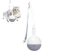 Cat Treat Toys Interactive, Cat Interactive Feeder, Electric Indoor Ball Toy for Kittens, Interactive Cat Ball for Indoor Intelligence Kitten Teaser Slow Food Treat Dispensver