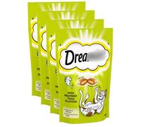Cat Treats 60g x Pack of 4 - Tuna - Treat Your Beloved Pet Cat Well - Soft on the Inside, Crunchy on the Outside - Full of Vitamins and Minerals