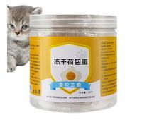 Cat Treats - Egg Yolk Chewing Snacks & Dinner Morsels | Home Teething Treats for Cats, Dogs, Puppies & Pets - High-Protein Natural Pet Snack for Training & Rewards
