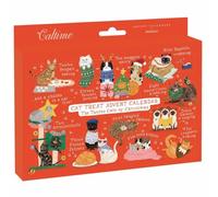 Cat Treats Pet Advent Calendar Twelve Cats Of Christmas Advents For Cats - Caltime - By Caltime - Festive Design, Tasty Surprises, Eco-Friendly, Fun Experience, 24 Doors To Open, Cat Friendly Treats