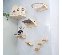 cat tree, Cat Climbing Frame, Cat Wall Steps, Air Corridor Space Capsule Cat Nest Free Combination(Style3)