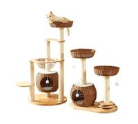 cat tree, Cat Climbing Frame for Home Use Without Occupying Space Capsule PE Rattan Cat Nest Sisal Rack Jumping Platform,parts(B)