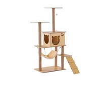 cat tree, Cat Climbing Frame Large Multi-Layer Indoor Cats Tree High Tower With Scratching Post And Board With Sisal Rope,for Kittens(H03)
