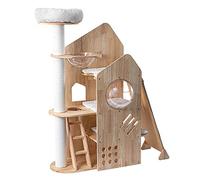 Cat Tree Cat Tower Cat Litter Cat Scratching Post Jumping Platform Climbing Ladder Space Capsule Cat Climbing Frame Indoor Cat Villa