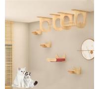 cat tree, Cat Wall Shelves, Furniture Set, Climbing Shelf Playground, Air Corridor, Cat Nest, Space Capsule, Jumping Platform DIY(Style 3)