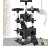 Cat Tree Cats Tower Kitten Scratching Post Toy Activity Centre Multiple Levels