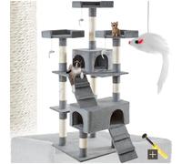 Cat Tree Cats Tower Kitten Scratching Post Toy Activity Centre Multiple Levels