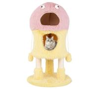Cat Tree Cute Monster Themed Cat Tower W/ 2 Private Condos