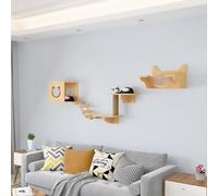 cat tree for indoor cats， Cat Climbing Frame, Cat Wall Shelf and Steps, Various Combinations Such as Space Capsules(Style4)