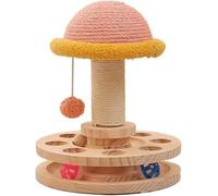 Cat Tree for Large Cat Cat Climbing Frame Cat Pet Cat Toy Solid Turntable Self-Entertainment Teasing Cat Stick Kitten Teasing Toy Universal Set cat vision