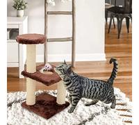 Cat Tree for Large Cat Toy Cat Kitten Climbing Tower Multi-Layer Sisal Cat Scratching Powders Cat Jumping Toy Cat Climbing Frame Pet Product cat (Size : Square gray) vision