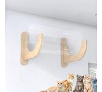cat tree， Indoor Solid Wood Wall-Mounted Cat Climbing Frame, Free Combination of Aerial Suspension Bridge, Jumping Platform(S13)