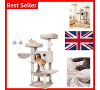 Cat Tree Large Cats Sisal White-Brown Ombré 5 Levels