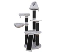 Cat Tree Ottawa Gray Black 78X78X200Cm Climbing Rope For Cats EBI Europet