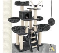 Cat Tree Scratching Post Pet Home Large Toys Pets Play Tower Sisal Plush 195 cm