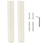 Cat Tree Scratching Post Replacement Kit, 2.9in M10 Screw, 55cm Sisal Wrapped Durable Upgrade with Hardware for Easy Installation
