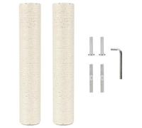 Cat Tree Scratching Post Replacement Kit, 2.9in M10 Screw, 55cm Sisal Wrapped Durable Upgrade with Hardware for Easy Installation