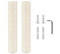 Cat Tree Scratching Post Replacement Kit, 2.9in M10 Screw, 55cm Sisal Wrapped Durable Upgrade with Hardware for Easy Installation