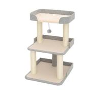 cat tree， Three Layer Cat Toys Furniture Post for Cats & Kittens Condo