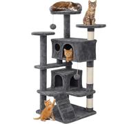 Cat Tree Tower with Sisal Scratching Posts, Condo, Bed, Dangling Ball & Playful - Sturdy Perch for Cats Kittens - Entertainment & Comfort Furniture Feline Fun (Cat Tree House)