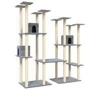 Cat Tree with Sisal Scratching Posts Cat Activity Center Climbing Tree vidaXL