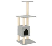 Cat Tree with Sisal Scratching Posts Cat Play Tower Cat Climbing Tree vidaXL