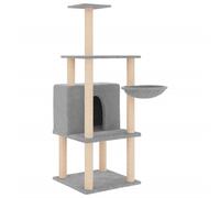 Cat Tree with Sisal Scratching Posts Cat Scratch Tower Cat Climber vidaXL