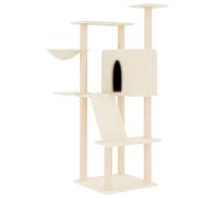 Cat Tree with Sisal Scratching Posts Cat Scratch Tower Cat Climber vidaXL