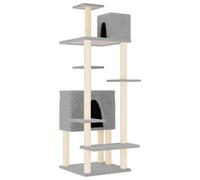 Cat Tree with Sisal Scratching Posts Cat Scratch Tower Cat Climber vidaXL