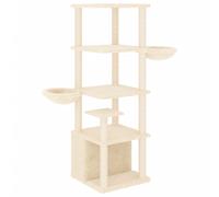 Cat Tree with Sisal Scratching Posts Cat Scratch Tower Cat Climber vidaXL
