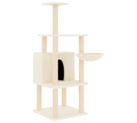 Cat Tree with Sisal Scratching Posts Cat Scratch Tower Cat Climber vidaXL