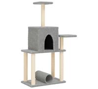 Cat Tree with Sisal Scratching Posts Cat Scratch Tower Climbing Tree vidaXL