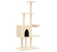 Cat Tree with Sisal Scratching Posts Cat Scratch Tower Climbing Tree vidaXL