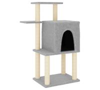 Cat Tree with Sisal Scratching Posts Cat Scratching Tower Cat Climber vidaXL