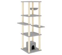 Cat Tree with Sisal Scratching Posts Cat Scratching Tower Cat Climber vidaXL