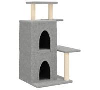 Cat Tree with Sisal Scratching Posts Cat Tower Pet Cat Climbing Tree vidaXL
