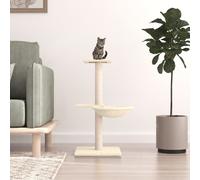 Cat Tree with Sisal Scratching Posts Cream 72 cm Berkfield Home Beige One Size
