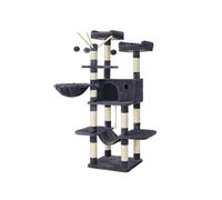Cat Tree XXL Cat Condo 164 cm, Smoky Grey