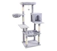 Cat Trees Cat Tree with Bed Hammock Multi - level Platforms Ideal for Climbing Playing & Resting