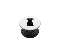 Cat Tshirt Spooky Scary Halloween Cerberus Goth 90s Horror PopSockets Adhesive PopGrip