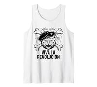 Cat Tshirt Viva La Revolucion Kitty Meow Cuba Guerilla Tank Top