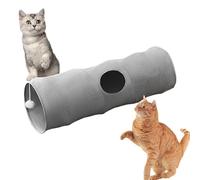 Cat Tube, Pet Toys, Cat Play Tube with Play Ball and Peephole | Foldable Pet Tunnel for Rabbit, Kitten, Ferret, Puppy