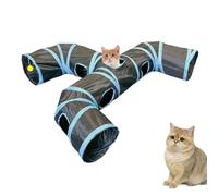 Cat Tunnel - 51.18 Inches Cat Tunnel Tube | Pet Tube Toy | Foldable Polyester Tunnels With Soft Steel Wire, Supports Fast Storage, Ideal For Cats To Play, Hide, Rest