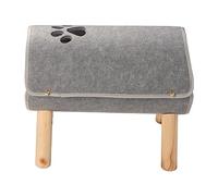 Cat Tunnel Bed, Cat Caves For Indoor Cats Cat Tunnels For Indoor Cats Soft Felt Plush Pad Inside Pet Tunnel Bed Elevated Wooden Legs Cat Tunnel For Small Pets Rabbits, Kittens,