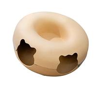 Cat Tunnel Bed, Double Double Layer Workshop Bed 2 Ventilated Windows That Feel Folding for All Stations (S)