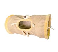 Cat Tunnel Bed for Indoor Cats - Funny Plush Cat Cave Tube for Indoor Cats - Foldable Indoor Soft Cat Tunnel Bed, Stylish Pet Tunnel, Multifunctional Cat Toys for Puppy, Rabbit
