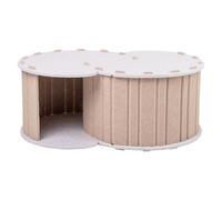 Cat Tunnel Bed - Indoor House for Sleeping and Playing, Removable Felt Nest for Kittens Puppies, Interactive Scratch Hiding Place for Movement, Home, Pet Supplies, Accessory Set Kit